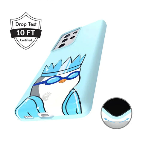 Pudgy Penguins Polar Blue Samsung Case