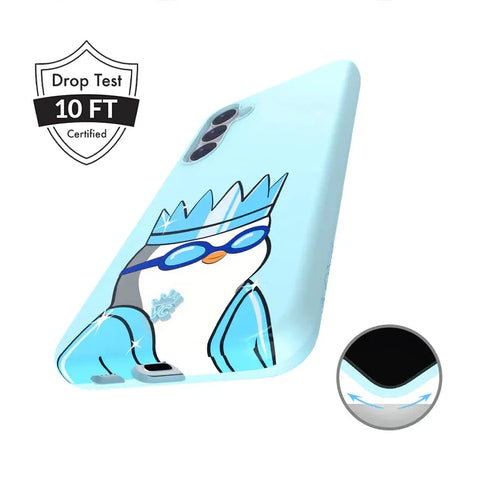 Pudgy Penguins Polar Blue Samsung Case