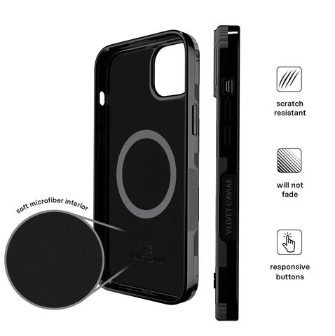 Noir Vibe Checkered iPhone Case