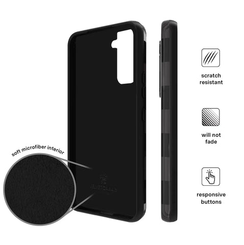 Noir Vibe Checkered Samsung Case