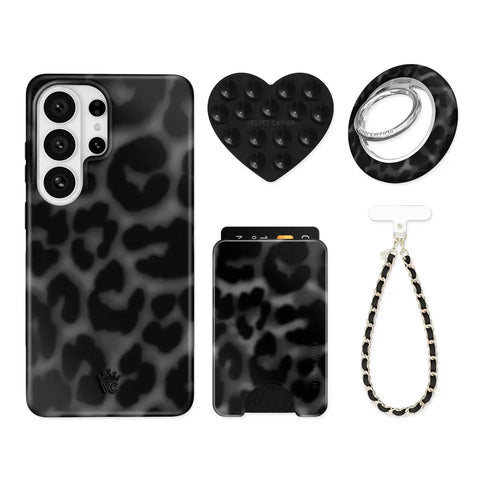 It Girl Black Leopard Samsung Bundle