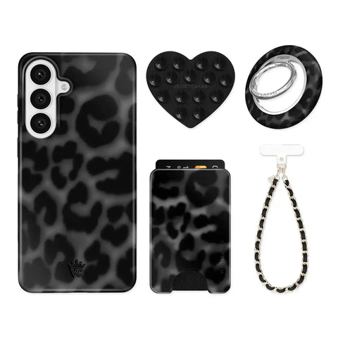 It Girl Black Leopard Samsung Bundle