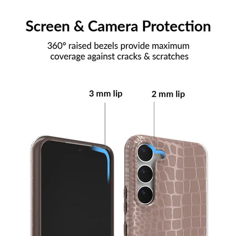 Khaki Croc Samsung Case