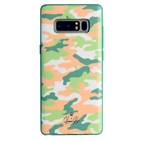 Olive Camo iPhone Case by Kendall Vertes