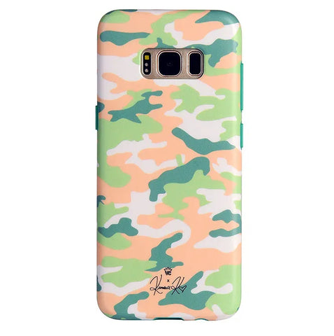 Olive Camo iPhone Case by Kendall Vertes