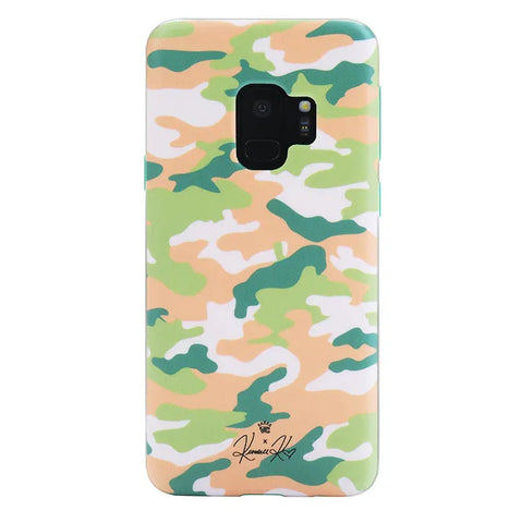 Olive Camo iPhone Case by Kendall Vertes