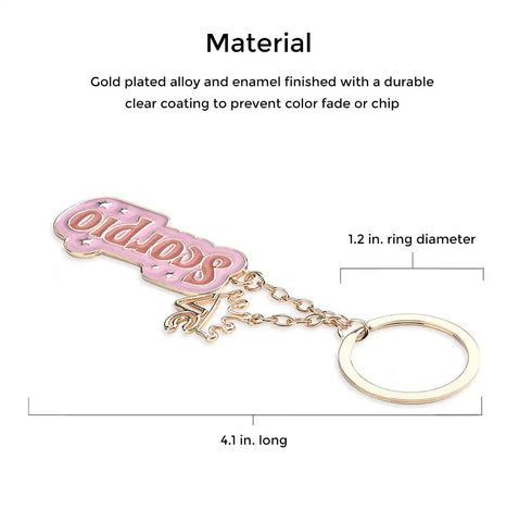 Zodiac Keychains