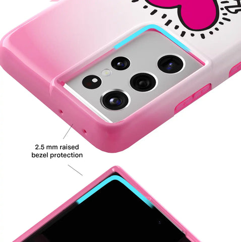 Keith Haring Pink Heart Samsung Case