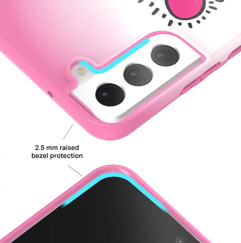 Keith Haring Pink Heart Samsung Case