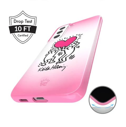 Keith Haring Pink Heart Samsung Case