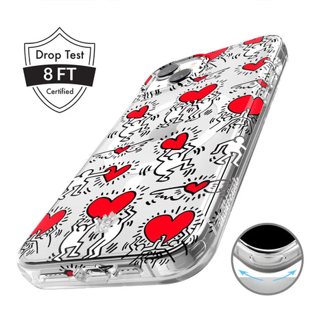 Keith Haring Heart-ist iPhone Case
