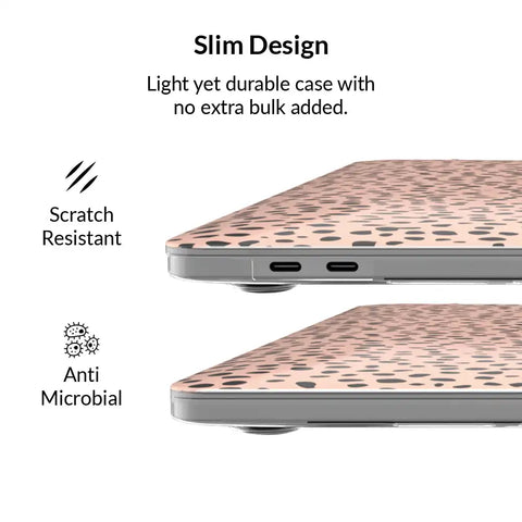 Spotted Nude Cheetah MacBook Case