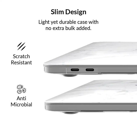 White Marble MacBook Case 2.0