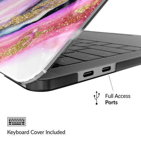 Galaxy Glitter Marble MacBook Case 2.0