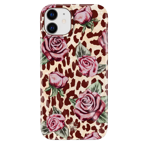 Rosy Leopard iPhone Case