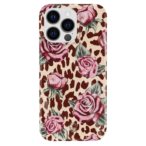 Rosy Leopard iPhone Case
