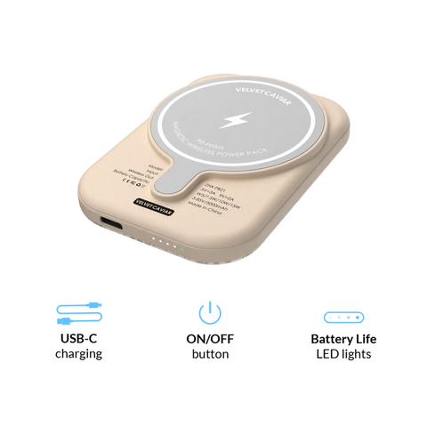 Nude Python Portable MagSafe Charger Power Pack