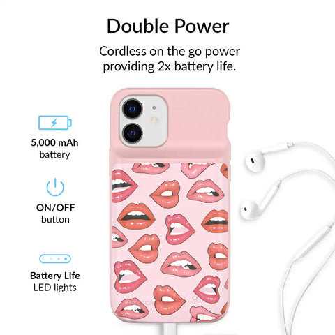 Nude Lips iPhone Charging Case