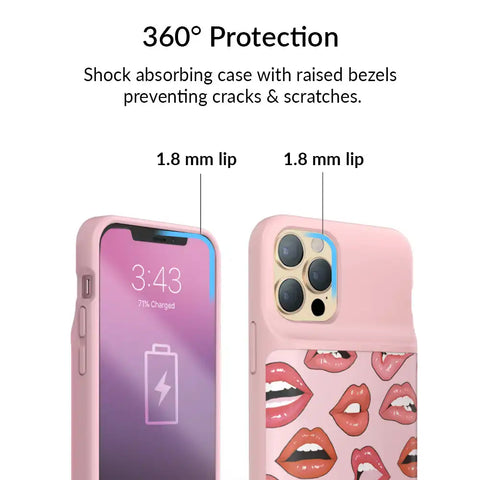 Nude Lips iPhone Charging Case