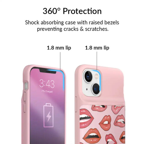 Nude Lips iPhone Charging Case