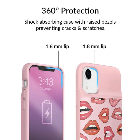 Nude Lips iPhone Charging Case