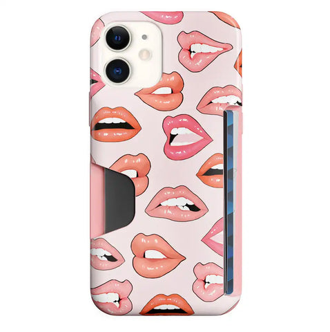 Nude Lips iPhone Wallet Case