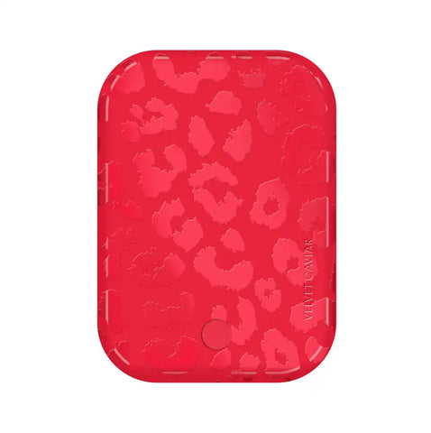 Red Hot Leopard Portable MagSafe Charger Power Pack