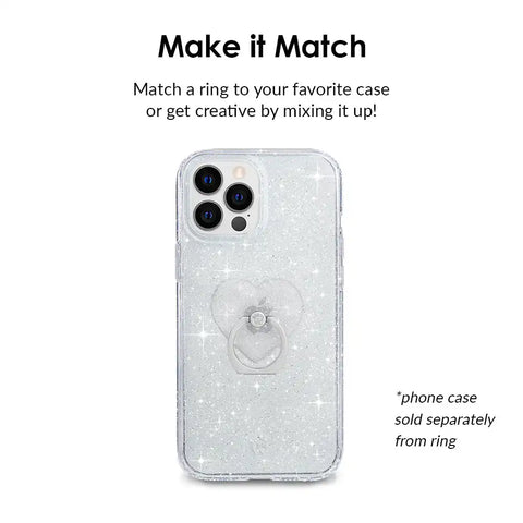 Stardust Glitter Phone Ring
