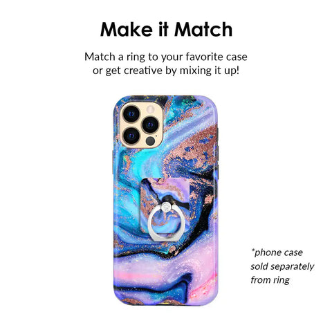 Galaxy Glitter Phone Ring