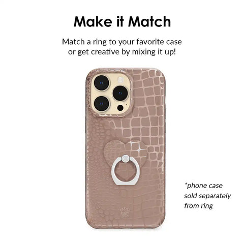Khaki Croc Phone Ring