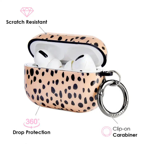 Spotted Nude Cheetah AirPods Case