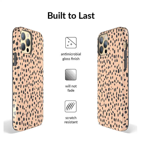 Spotted Nude Cheetah iPhone Case