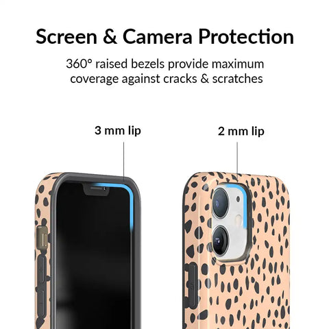 Spotted Nude Cheetah iPhone Case