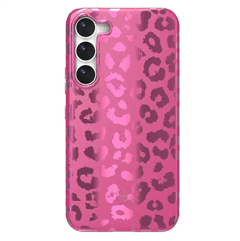 Pink Ruby Leopard Samsung Case