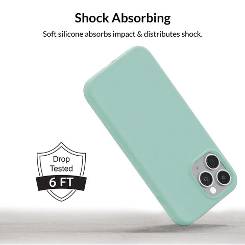 Mint Silicone iPhone Case