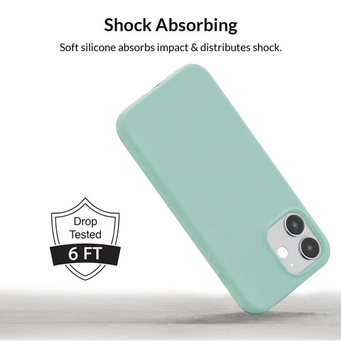 Mint Silicone iPhone Case
