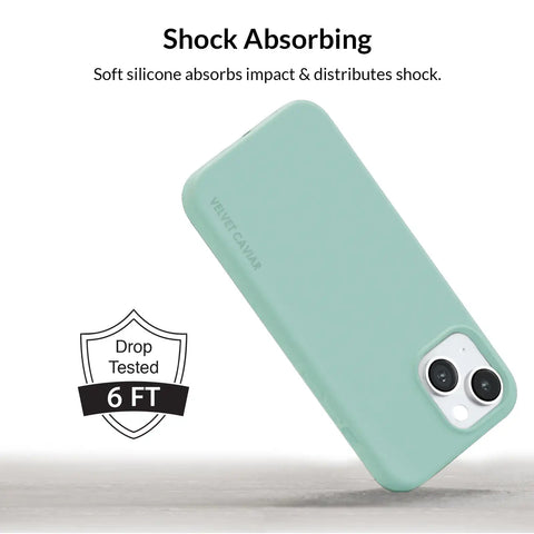 Mint Silicone iPhone Case