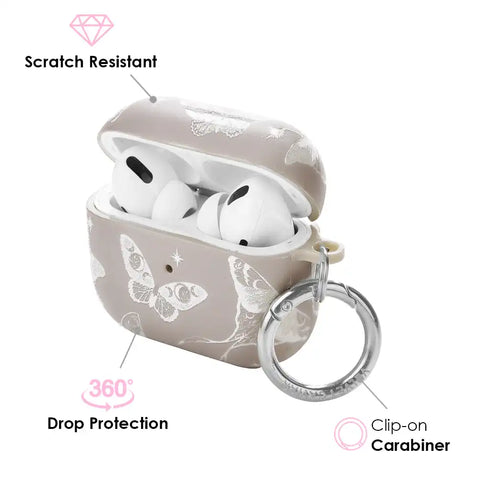 Moonlight Moths AirPods Case