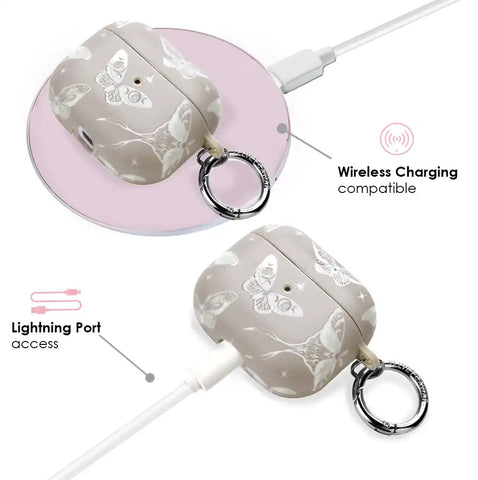 Moonlight Moths AirPods Case