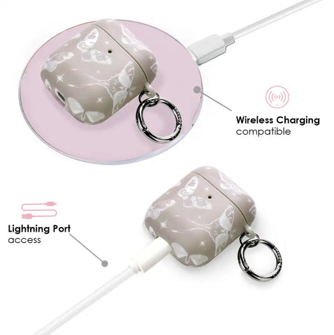 Moonlight Moths AirPods Case