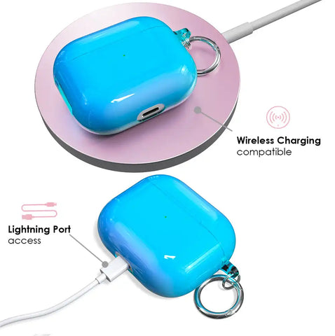 Neon Blue AirPod Case