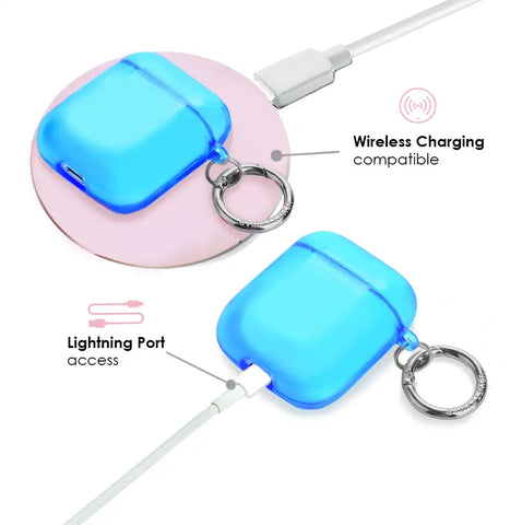 Neon Blue AirPod Case