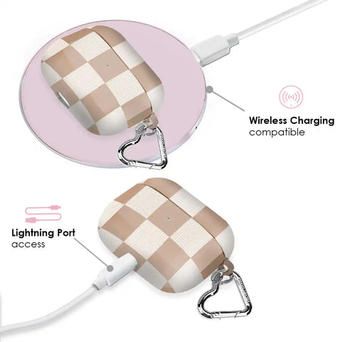 Nude Vibe Checker AirPod Case
