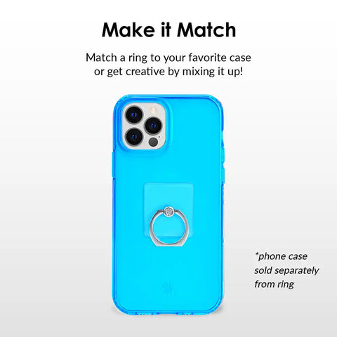 Neon Blue Phone Ring