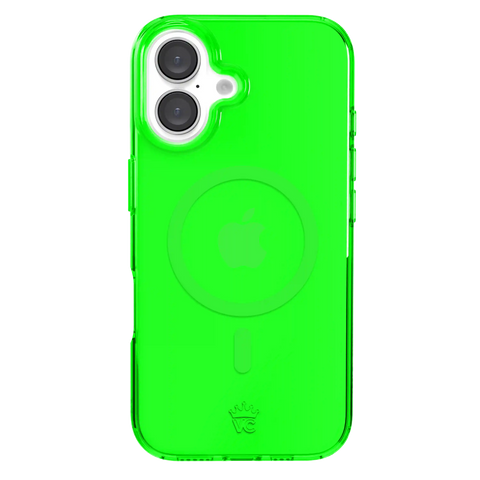 Neon Green Clear iPhone Case