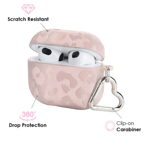 Nude Leopard AirPod Case