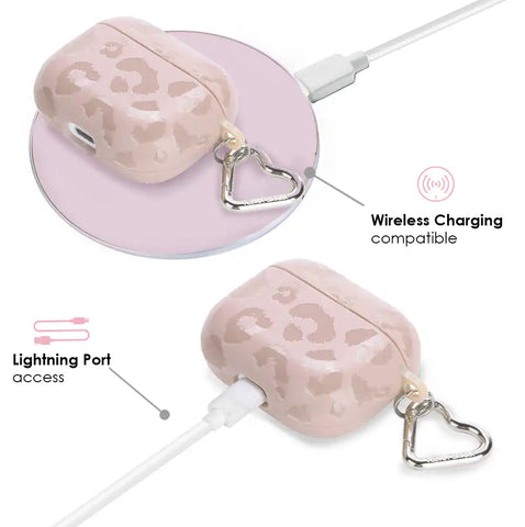 Nude Leopard AirPod Case