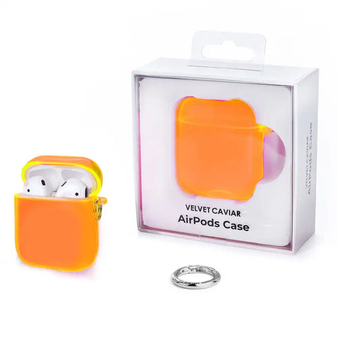 Neon Orange AirPod Case