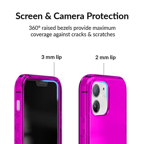 Neon Purple iPhone Case