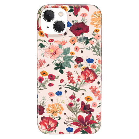 Nude Vintage Floral iPhone Case